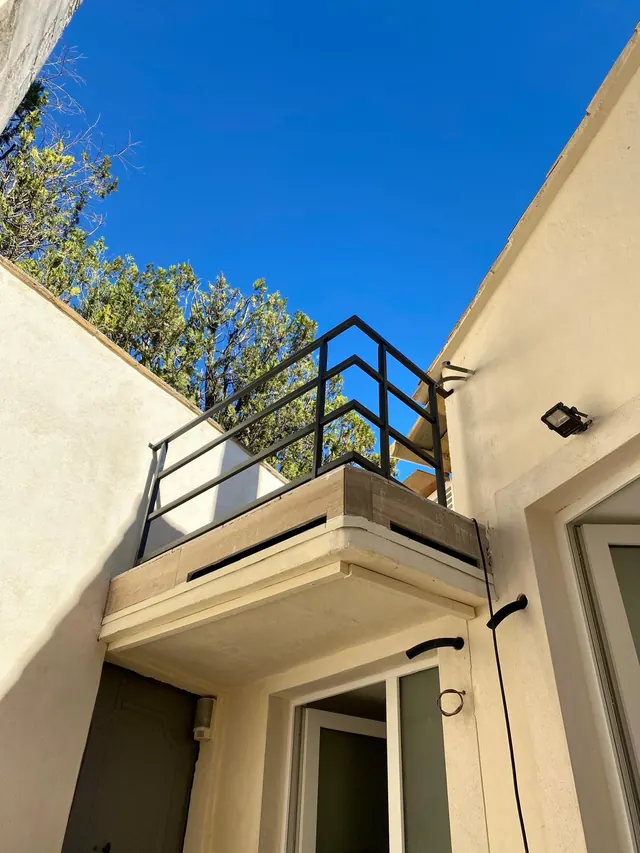 Garde-corps de balcon en acier